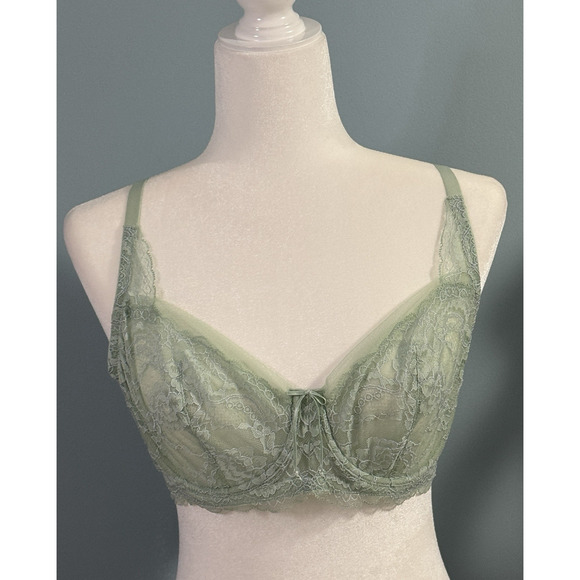 Skarlett Blue Women 38C Bra Intimates Feminine Romantic Underwire Balconette - Picture 1 of 9